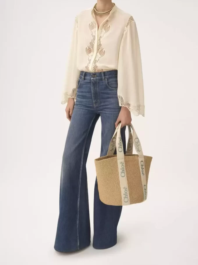 Large Woody basket in natural fibers Large Woody basket in natural fibers