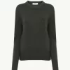 Logo sweater in a merino wool knit