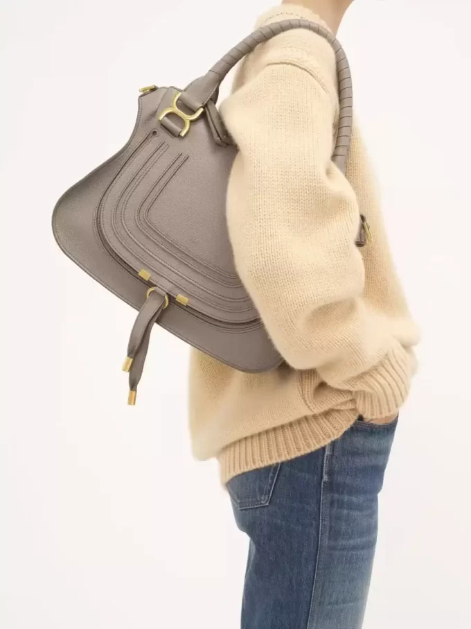 Marcie bag in grained leather