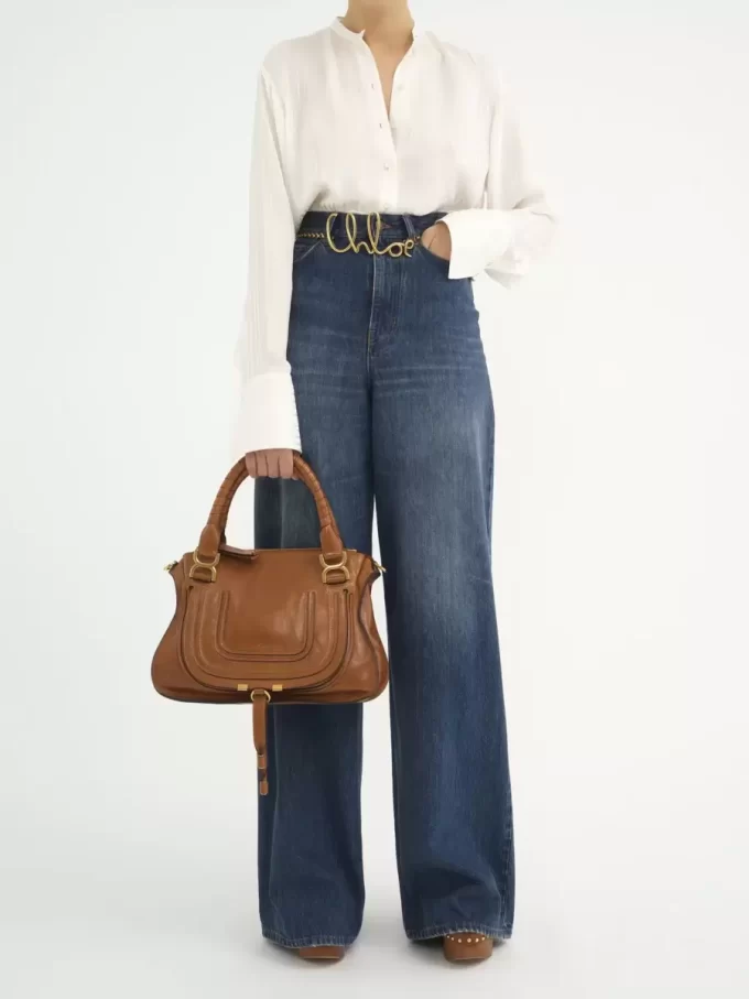 Marcie bag in shiny leather