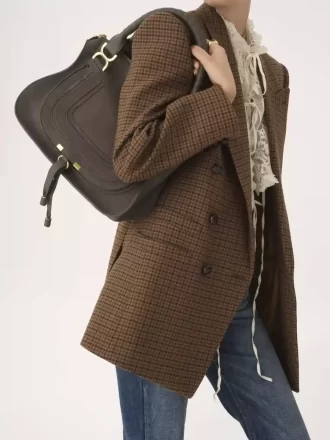 Marcie bag in suede leather