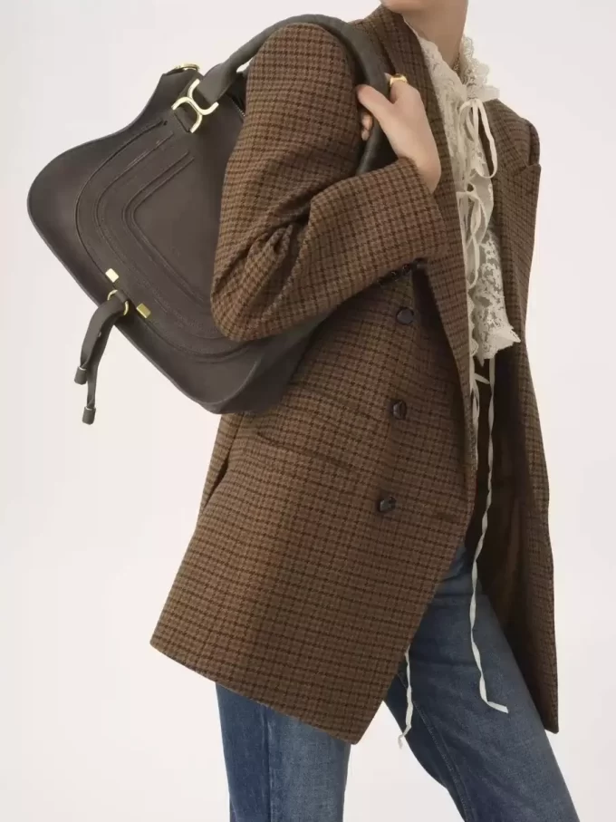 Marcie bag in suede leather