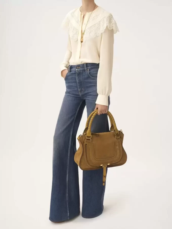 Marcie bag in suede leather