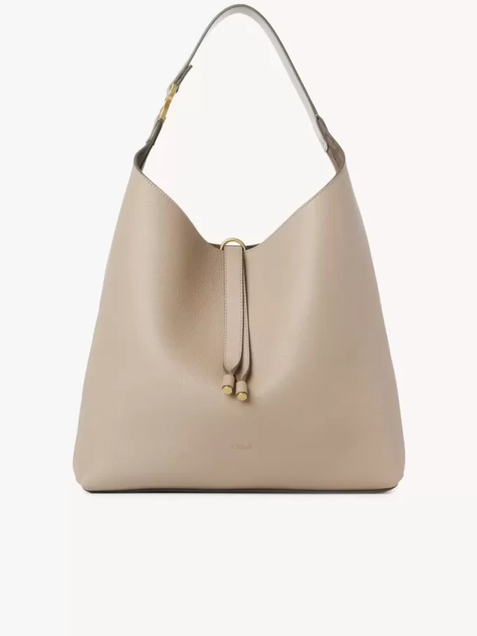 Marcie hobo bag in grained leather