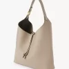 Marcie hobo bag in grained leather