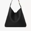 Marcie hobo bag in grained leather