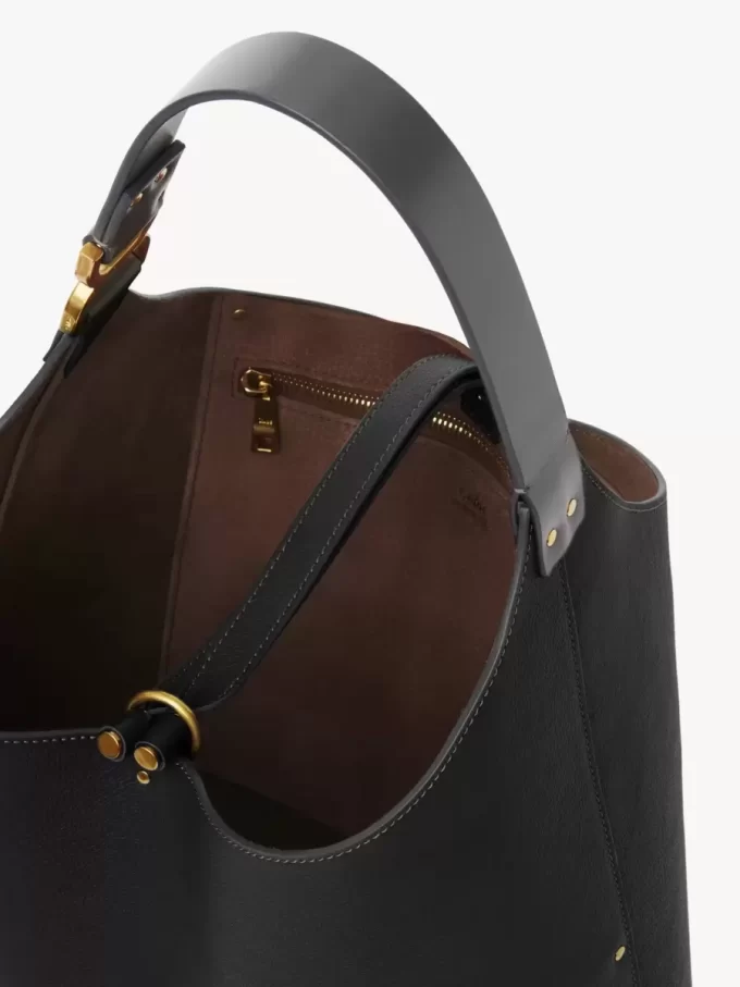 Marcie hobo bag in grained leather