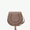 Marcie saddle bag in grained leather