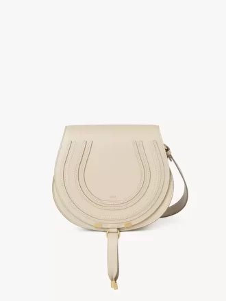 Marcie saddle bag in grained leather