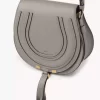 Marcie saddle bag in grained leather