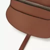 Marcie saddle bag in grained leather