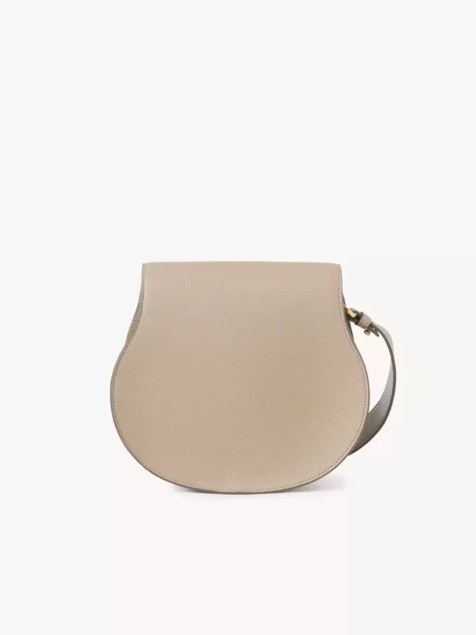 Marcie saddle bag in grained leather