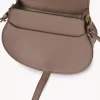 Marcie saddle bag in grained leather