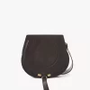 Marcie saddle bag in suede leather