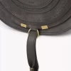 Marcie saddle bag in suede leather