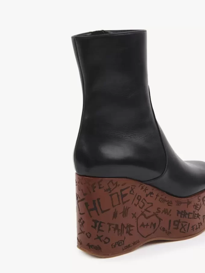 Maxime wedge ankle boot