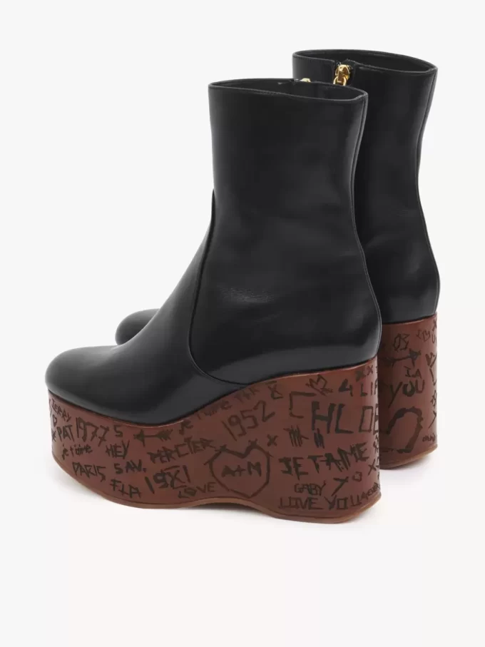Maxime wedge ankle boot