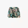 Mini bloomer shorts in silk charmeuse