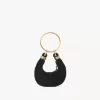 Mini Bracelet Hobo bag in suede leather