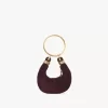 Mini Bracelet Hobo bag in suede leather