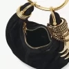 Mini Bracelet Hobo bag in suede leather
