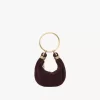 Mini Bracelet Hobo bag in suede leather