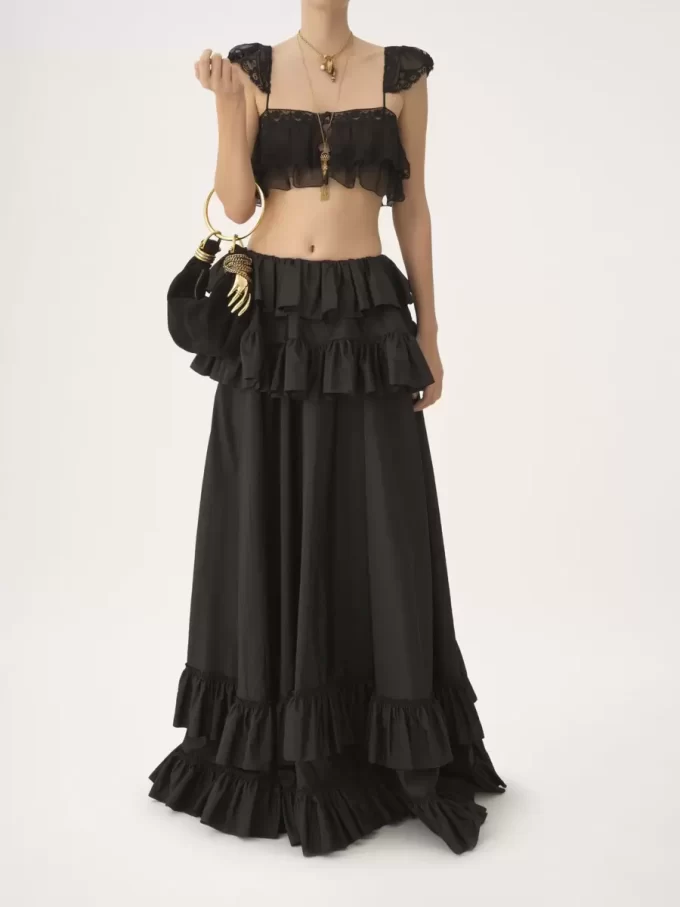 Mini Bracelet Hobo bag in suede leather