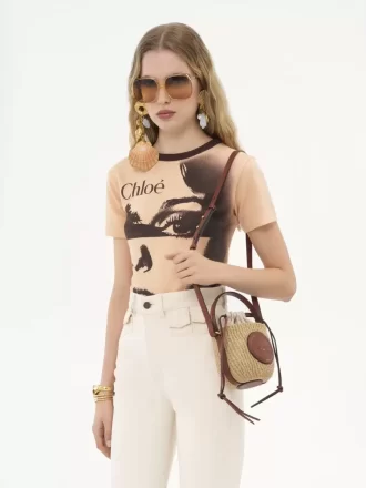 Mini Horse Medal basket in natural fibers