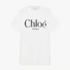 Oversized logo T-shirt in cotton jersey