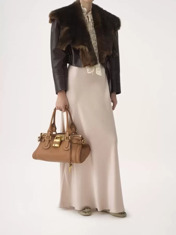 Paddington bag in grained leather