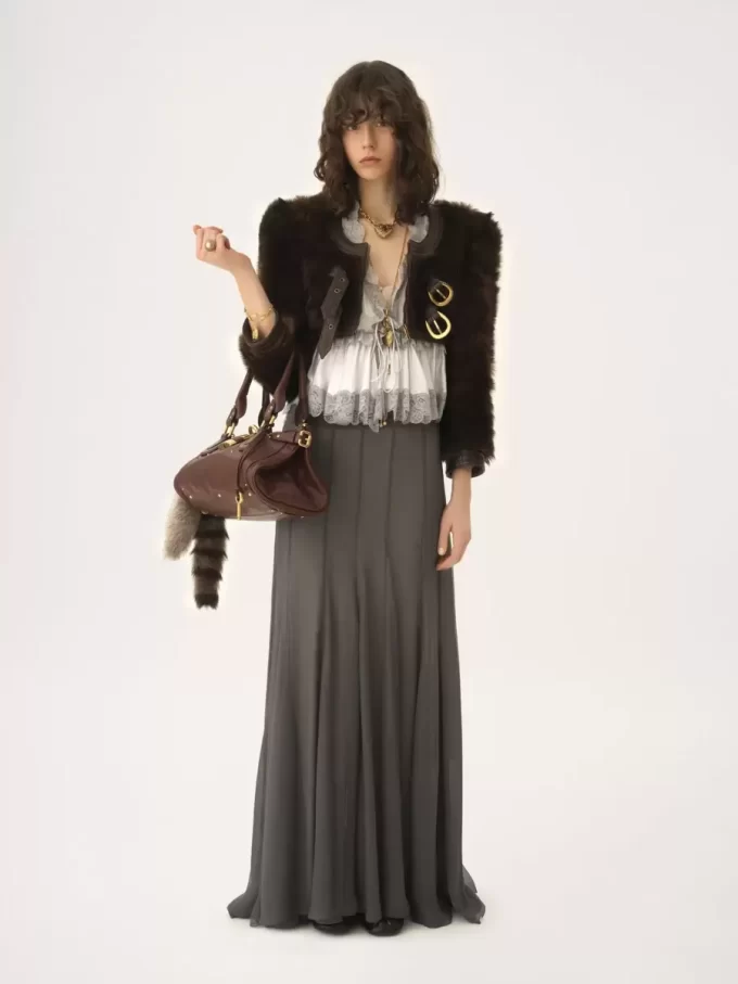 Paddington bag in grained leather