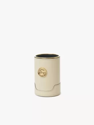 Perfume case in shiny leather