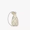 Pineapple shoulder bag in grained leather
