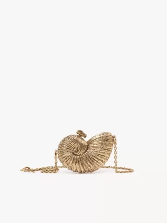 Sea Treasures Shell minaudière in metal