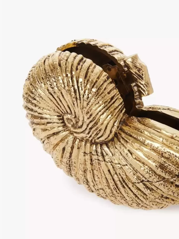 Sea Treasures Shell minaudière in metal