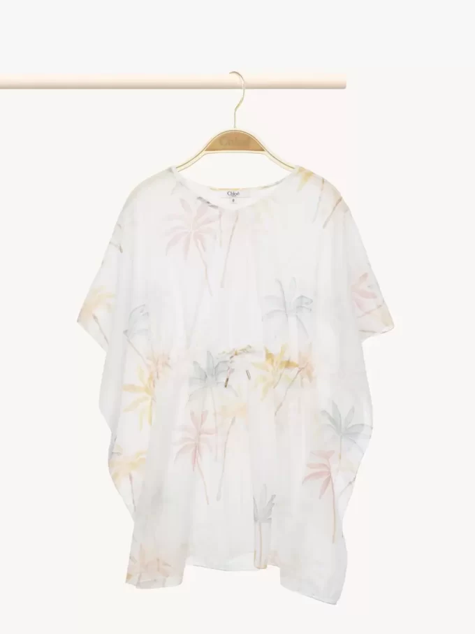 Short-sleeve beach dress