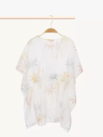 Short-sleeve beach dress