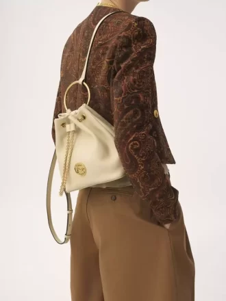 Small Bracelet backpack in grained leather