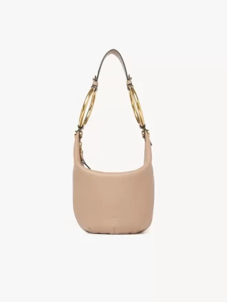 Small Bracelet handbag in grained leather