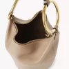 Small Bracelet handbag in grained leather
