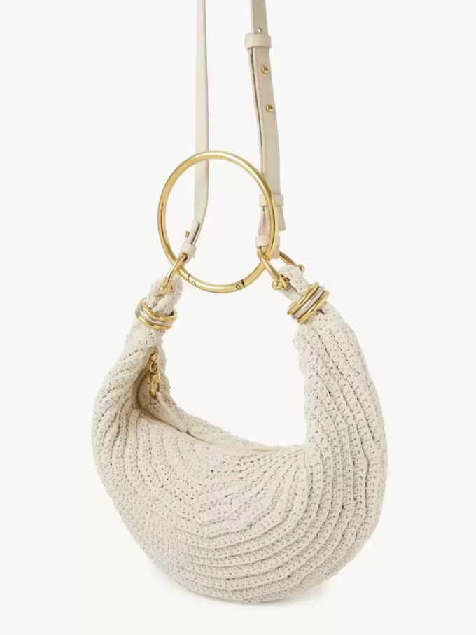 Small Bracelet Hobo bag in crochet