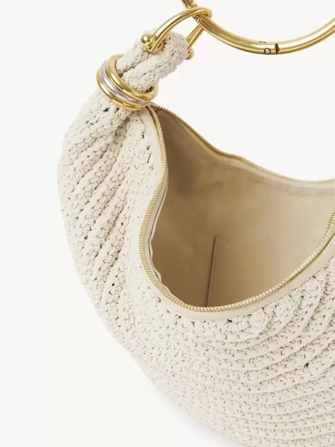 Small Bracelet Hobo bag in crochet