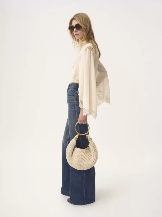 Small Bracelet Hobo bag in crochet