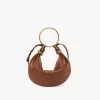 Small Bracelet Hobo bag in grained leather