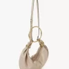 Small Bracelet Hobo bag in grained leather