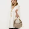Small Bracelet Hobo bag in grained leather