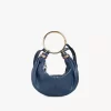 Small Bracelet Hobo bag in grained leather