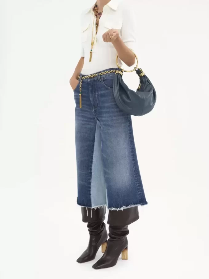 Small Bracelet Hobo bag in grained leather