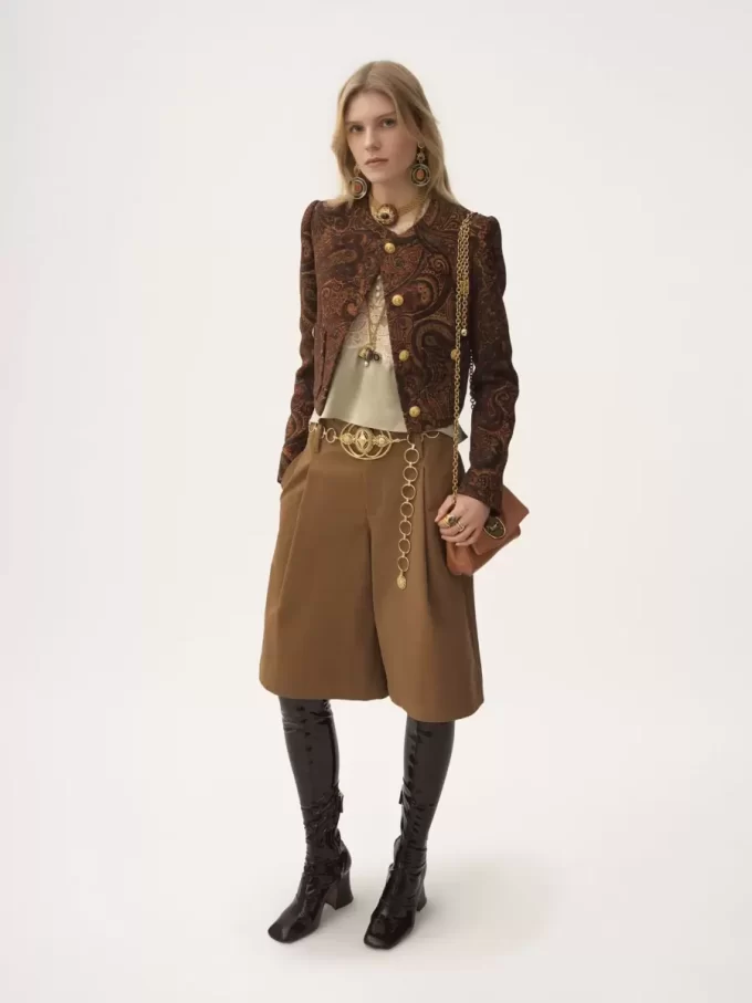 Small Chloé Heritage shoulder bag in grained leather