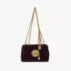 Small Chloé Heritage shoulder bag in velvet